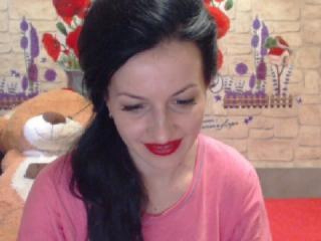 DinaSpice Babe Shaved Pussy Green Eyes Brunette Caucasian Webcam Tits