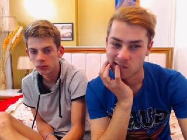 NickAndBen Couple Webcam Shaved Pussy Gay Teen Male Blonde Caucasian
