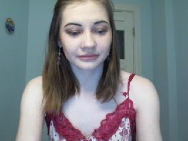 AnnySunny Teen Caucasian Shaved Pussy Brunette Tits Webcam Model