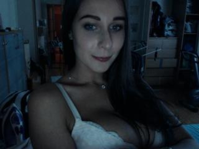 SexySabotage Caucasian Tits Teen Brunette Webcam Model Pussy Blue Eyes